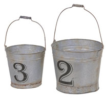 Vintage Bucket Planter