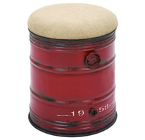 Vintage stool with cushion