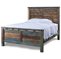 recycled wood bed