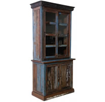 Recycled two part kitchen cabinet