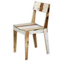 recycled wood chair