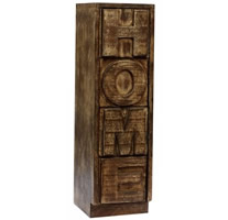 recycled wood drawer chest