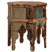 recycled wood stool