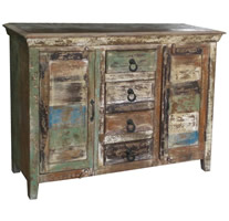 recycled wood sideboard