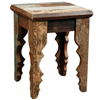 old wooden stool