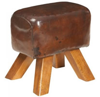 leather stool
