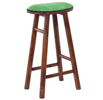 bar stool with fabric seat