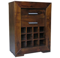 wooden bar cabinet