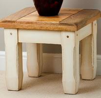 mango wood side stool