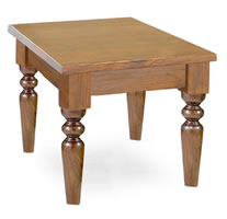 wooden side table